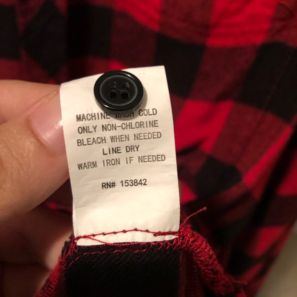 Melloday S Buffalo Plaid Flannel Button Down Top - Picture 8 of 9